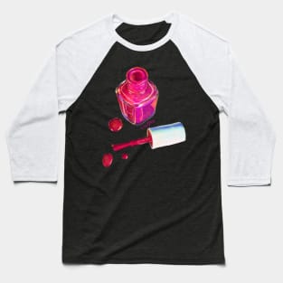 Pink nail polish Baseball T-Shirt